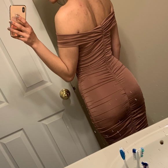 Fashion Nova Off-Shoulder Dress - Picture 4 of 6